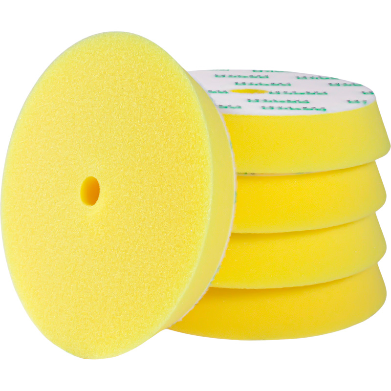 Gecko Hard Cutting Pad (Yellow) 80mm – 5 pcs – 75mm backing plate