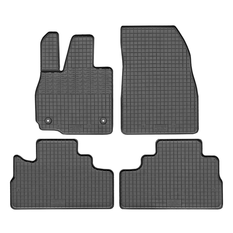 CIKCAR Rubber car mats set  Jaecoo 8 Super Hybrid 2026- (4-pieces + fixing system)