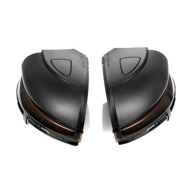 Set LED Side-Mirror Indicators  Volkswagen Jetta VI 2011- & Eos 2009- & Passat 3C 2011-2014 & CC 2008- & Beetle 2011- & Scirocco 2008- - Smoke - incl. Dynamic Running Light