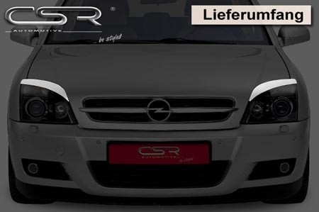 Headlightspoilers Opel Vectra C / Signum