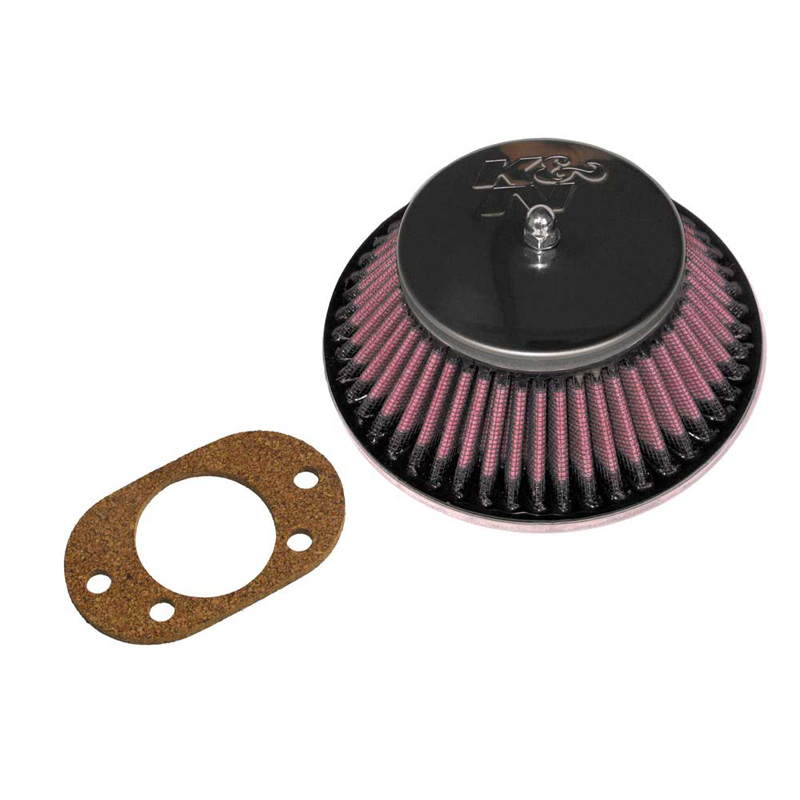 K&N Custom Racing Assembly Round Taper  SU/SU Hitachi 1.75'' HIF6/HIF44/ 2'' HIF7, Offset Hole, Assembly height 52mm (56-9330)