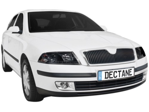 Headlights Skoda Octavia 05-09 Dayline Devil Eyes HID Black