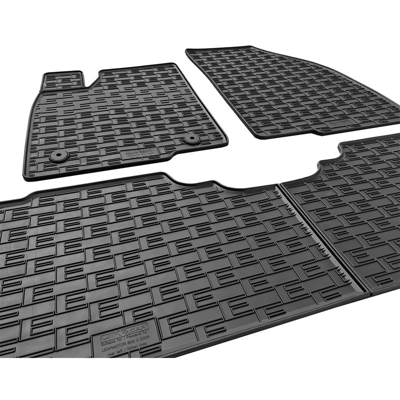 CIKCAR Rubber car mats set  Leapmotor B03X 2026- (4-pieces)