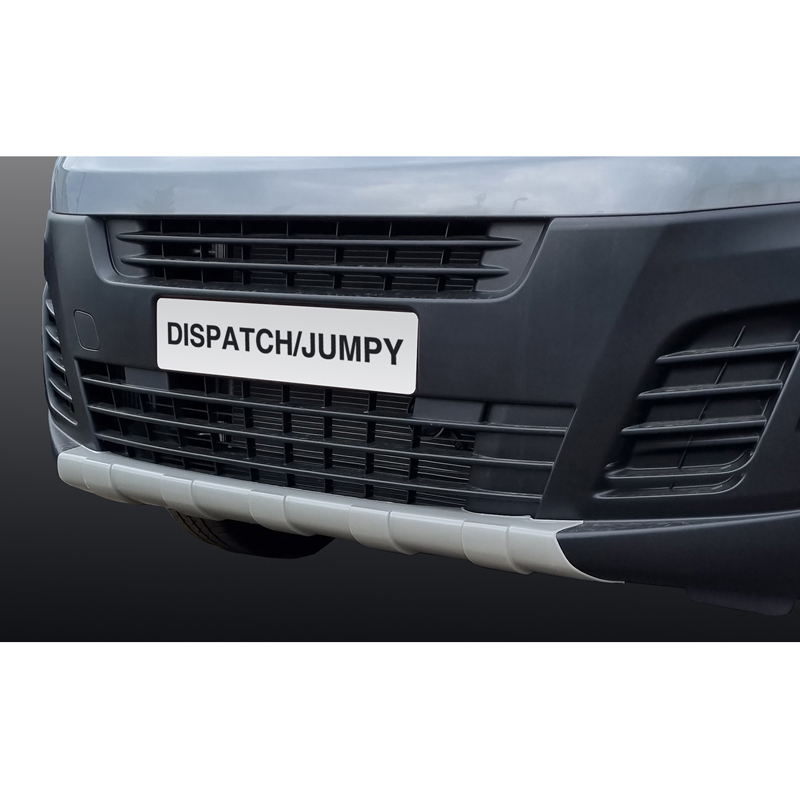 RGM Front spoiler 'Skid-Plate'  Citroën Jumpy/Peugeot Expert/Toyota Proace 2016-/Opel Vivaro 2019-/Fiat Scudo 2022- Silver (ABS)