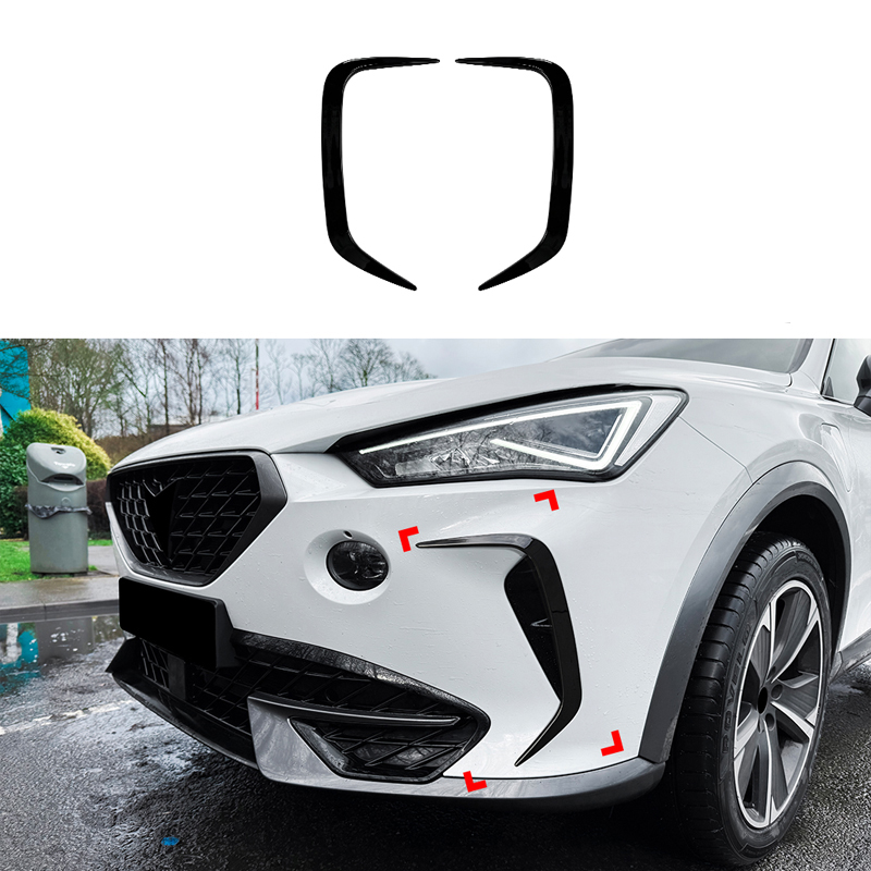 Bumper Flags  Cupra Formentor 2020-2024 (ABS Glossy Black)