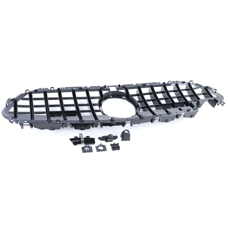 Grill passend voor Mercedes CLS C257 17-.. GT Look Glans Zwart