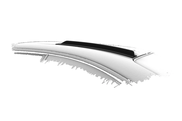 Roof Fins BMW 3 Series E46 / M3 E46 Coupe – CSR Automotive Racing Fins gloss black