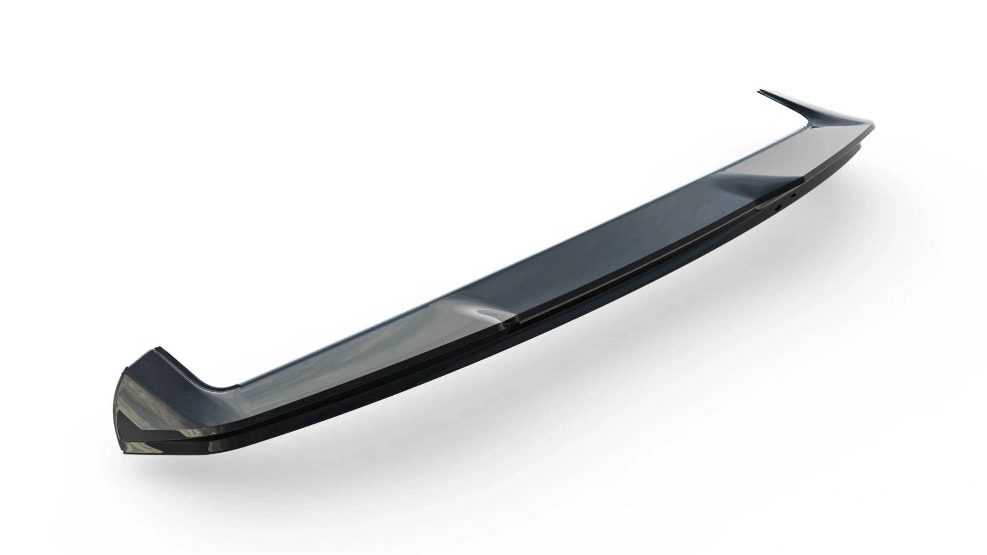 Spoiler Cap 3d Audi A6 Avant / A6 Allroad / A6 S-line Avant / S6 Avant C8 Glans Zwart
