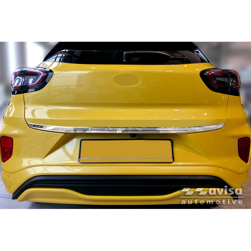 Avisa Chrome Stainless Steel Trunk Tailgate Trim Cover  Ford Puma 2019-
