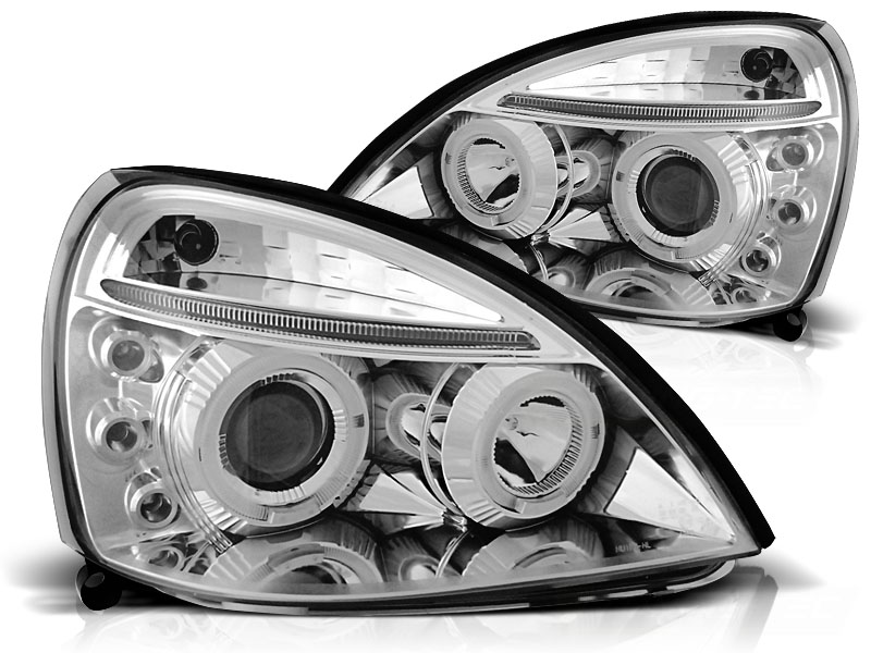 Headlights Renault Clio C 01- Chrome