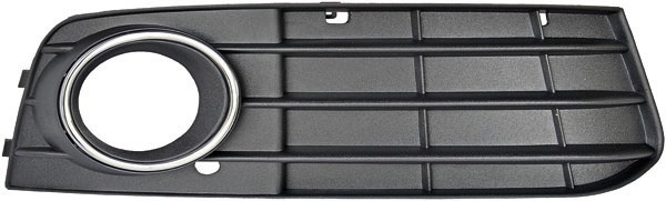VoorBumper Grill rechts AUDI A4 07->> voor Mistlampen
