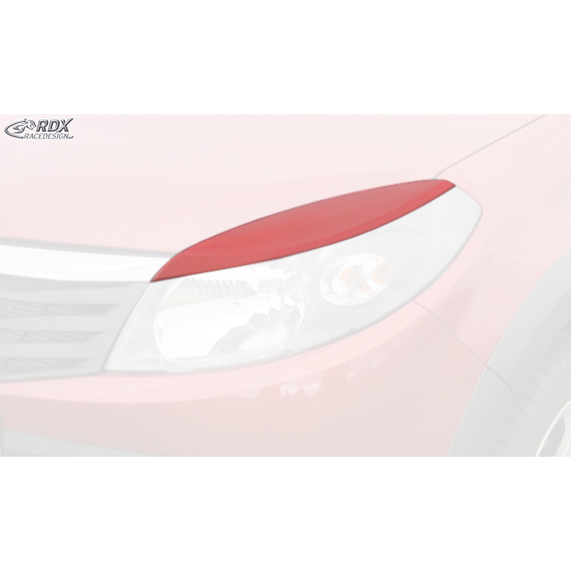 Head light spoilers  Dacia Sandero -2012 (ABS)