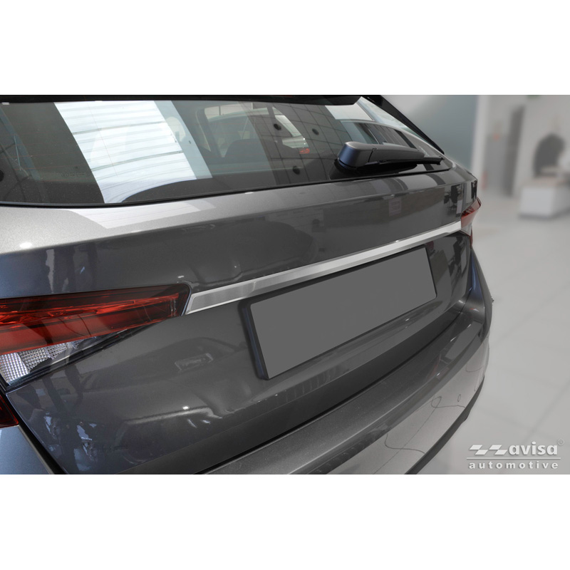 Avisa Brushed Stainless Steel Trunk Tailgate Trim Cover  Skoda Fabia IV (PJ3) 2021-