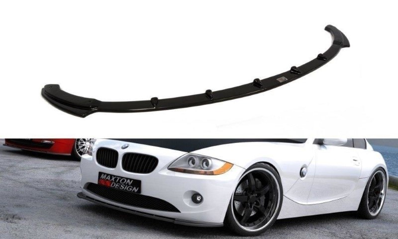 Voorspoiler passend voor BMW Z4 E85 / E86 (Preface model) Glanzend Zwart V.1