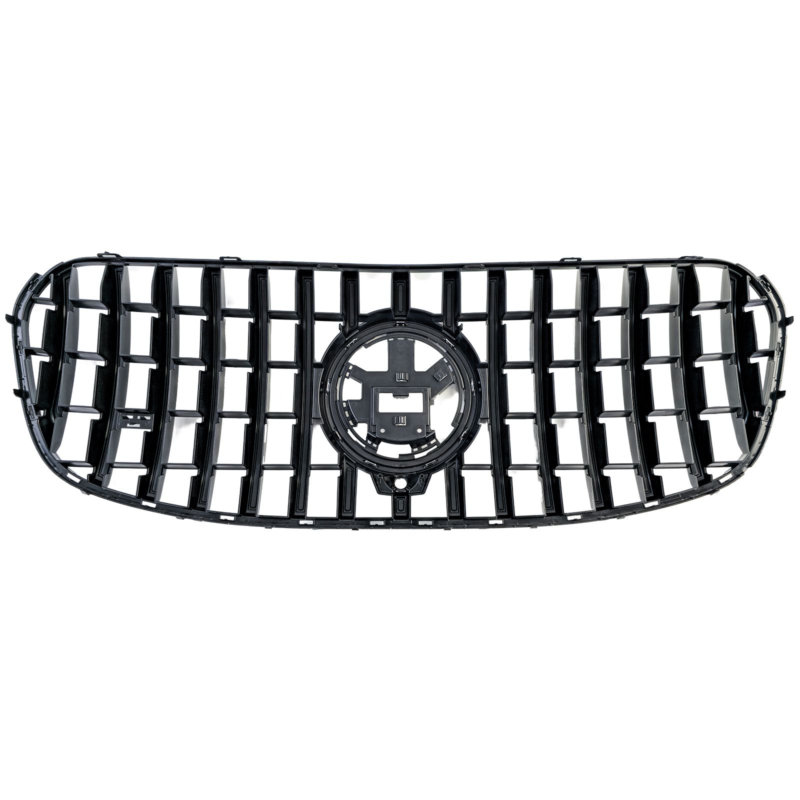 Grill passend voor Mercedes GLS X167 FL 23-.. Glans Zwart / Chroom