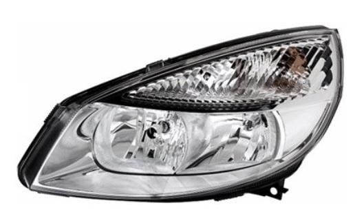 koplamp, H7+H1, elektr verstelb, links,-07/2006 Renault Scenic,