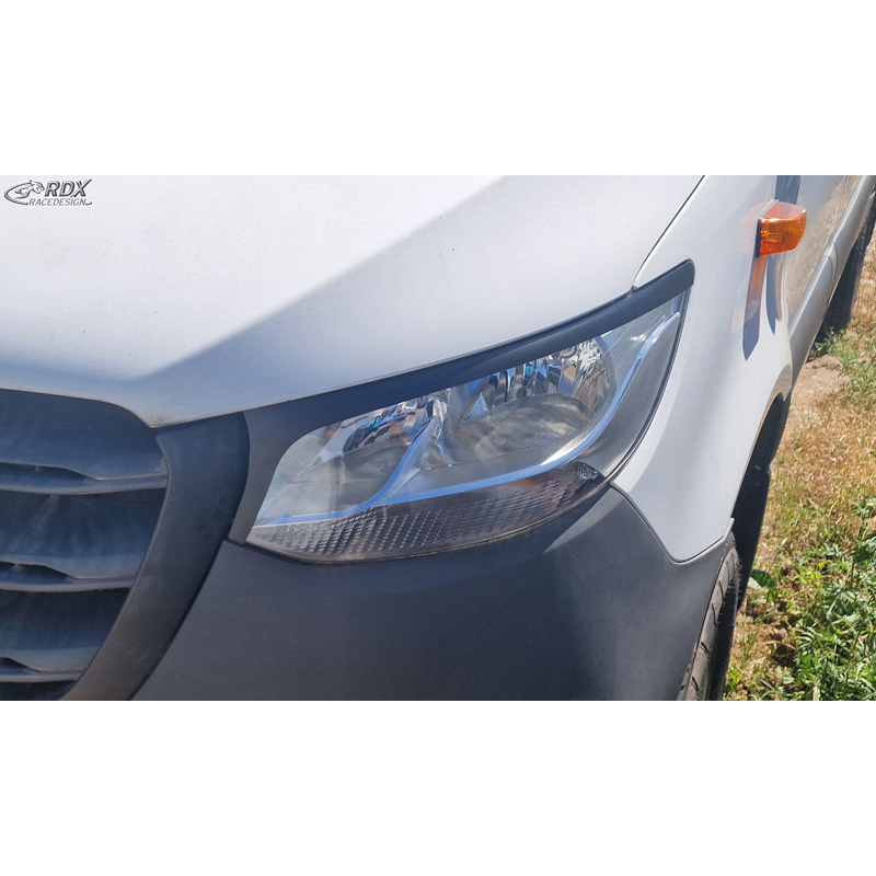 RDX Head light spoilers  Mercedes Sprinter 2018- (ABS)