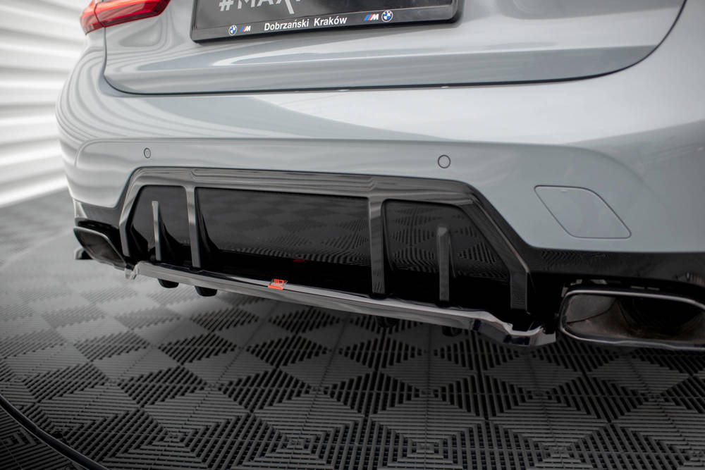 Diffuser passend voor BMW M340i G20 / G21 FL Maxton Glans Zwart