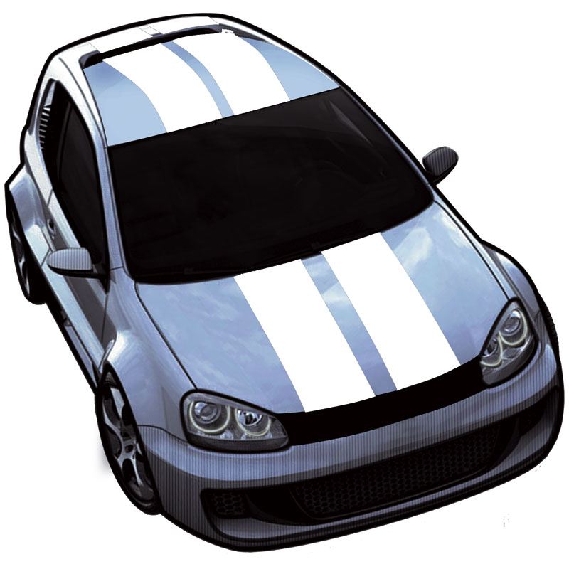 ViperStripes white - set of 2 pieces - length 500cm / width 10cm
