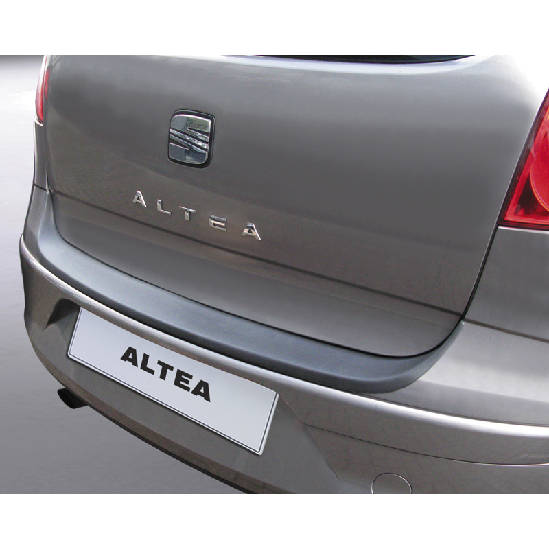 ABS Rear bumper protector  Seat Altea 2004-2009 excl. XL/FR Black