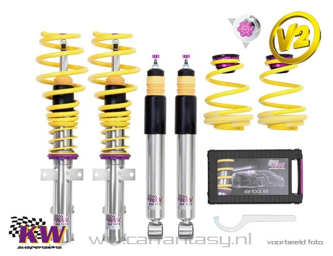 Coilover KW V2 inox Audi A4 B7 (8E) 2.0 TFSI quattro 11/2000-