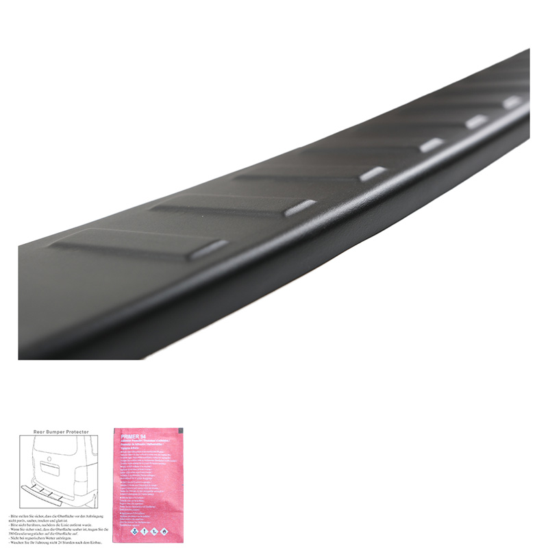 Rear Bumper Protector  Volkswagen Crafter MK2 2016- & MAN TGE MK1 PreFacelift 2016- - Matt black