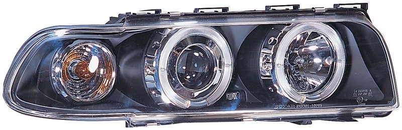 Headlights BMW 7-Serie E38 95-98 Black
