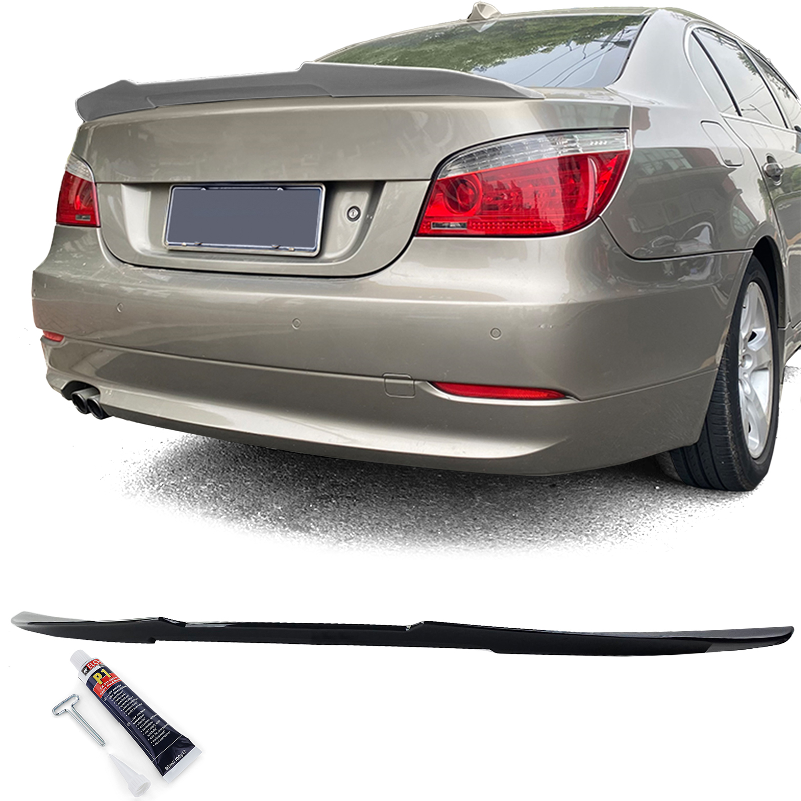 Rear bumper BMW 5-Serie E60 7/03- Sedan