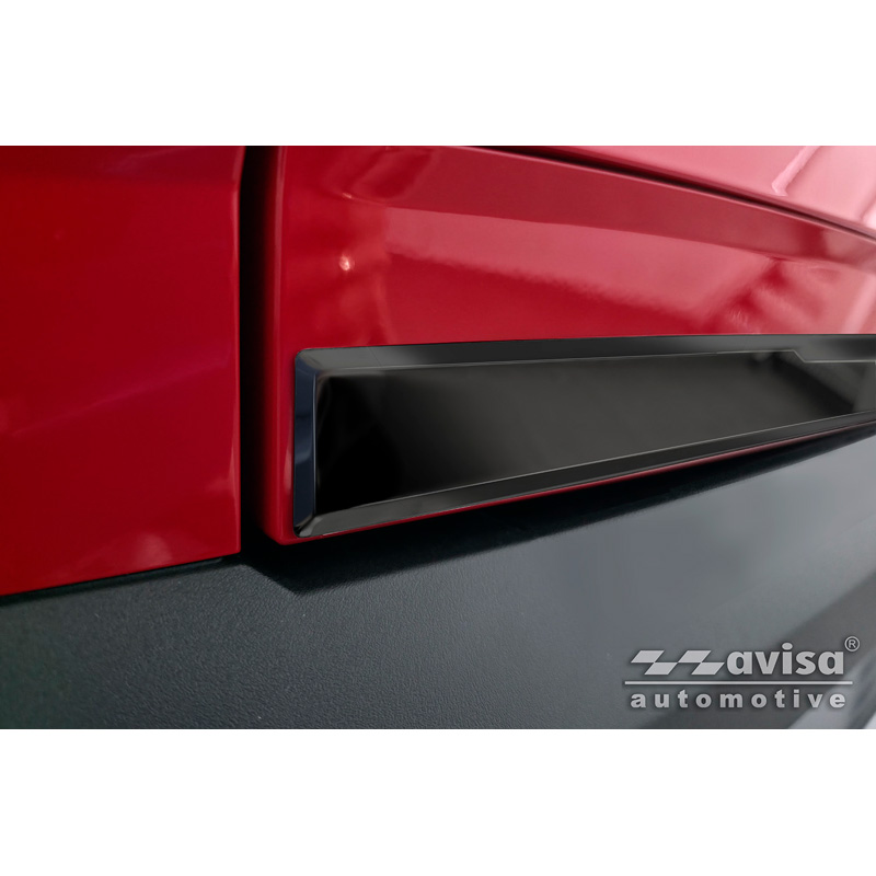 Avisa Black Chrome Stainless Steel Tailgate Trim  Hyundai Tucson IV 2020-2024 & Facelift 2024-