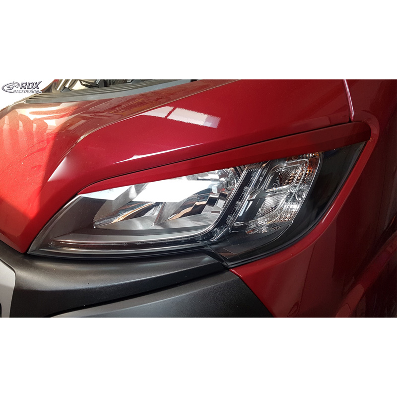 Head light spoilers  Citroën Jumper & Fiat Ducato & Peugeot Boxer 2014- & Opel Movano 2021- (ABS)