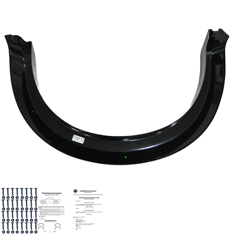 Oneway Set Fender Flares  Ford Ranger T9 2022- - Gloss black