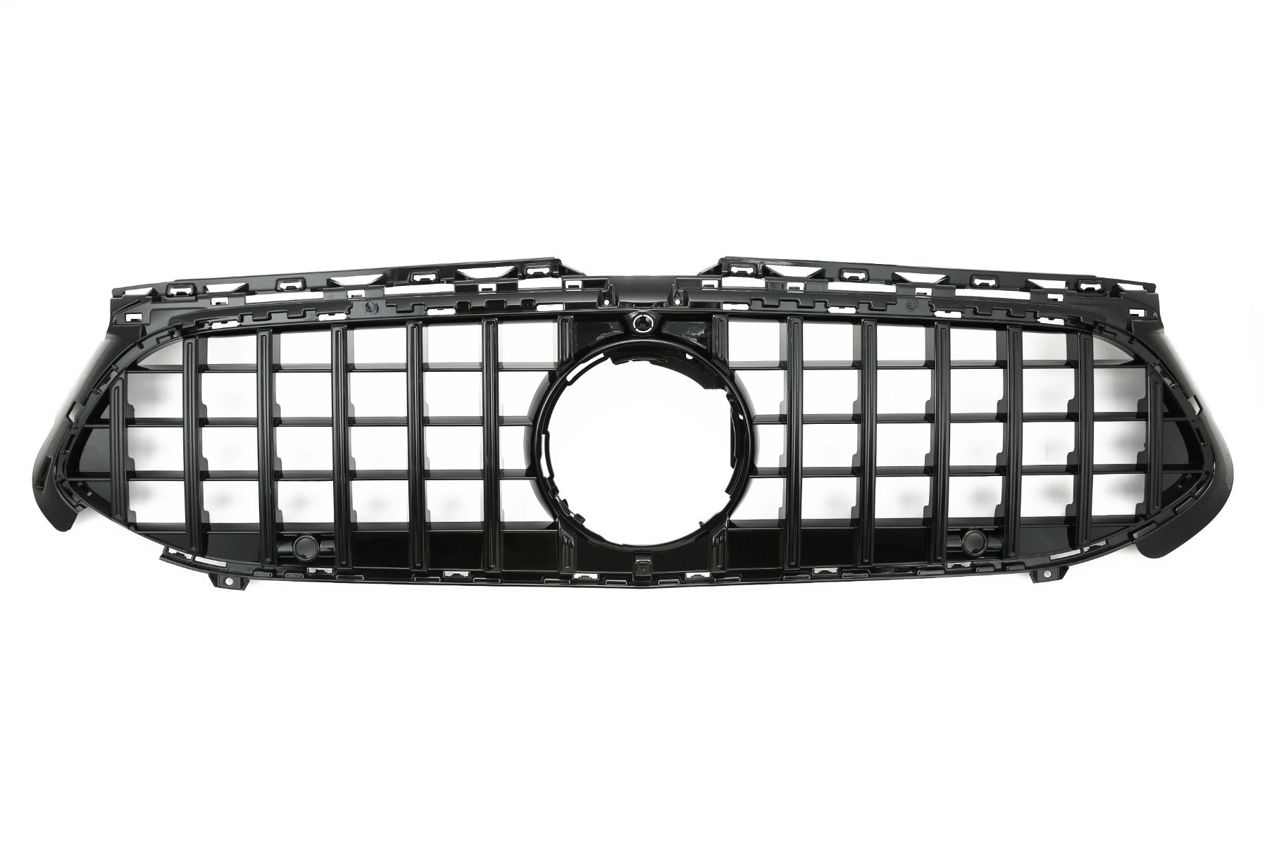 Grill passend voor Mercedes A-klasse W177 / V177 GT-Look Glans Zwart (Facelift)