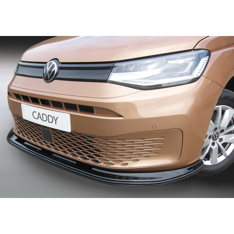 RGM Front spoiler lip  Volkswagen Caddy V Box/MPV 2020- Black