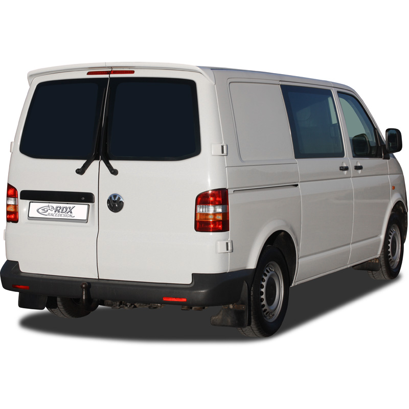 Roof spoiler  Volkswagen Transporter T5 2003-2015 (with rear doors) (PU) - 2-pieces