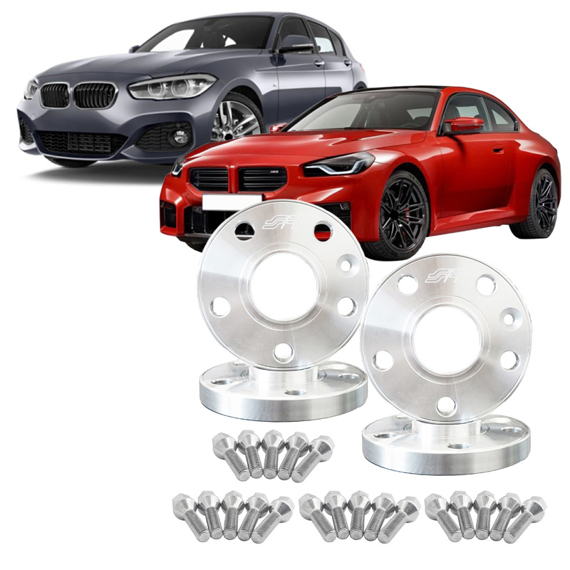 Simoni Racing Aluminium Wheel Spacer Kit - 2x16mm(FA) - 2x20mm(RA) (Hub 72,6mm) including wheel bolts -  BMW various