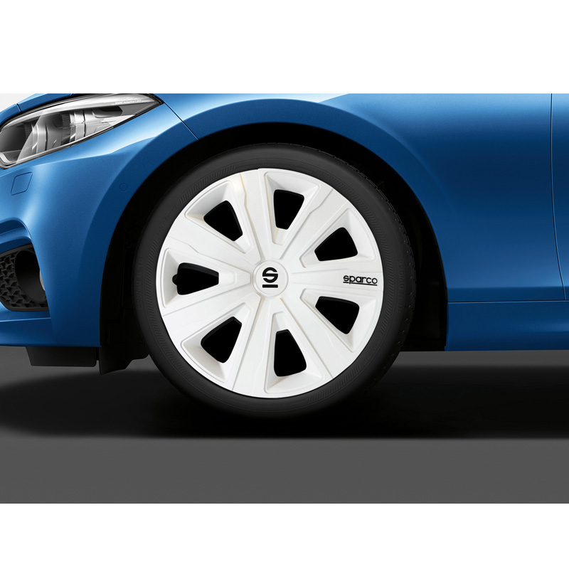 Sparco Wheel Covers Palermo - 14-inch - White - Set of 4 pieces