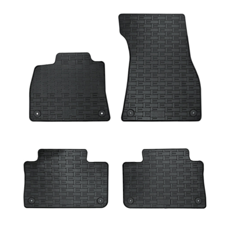 Rubber car mats set  Audi E-Tron 2018- (4-pieces + fixing system)
