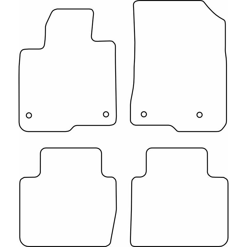 Set car mats  Honda ZR-V eHEV 2023-