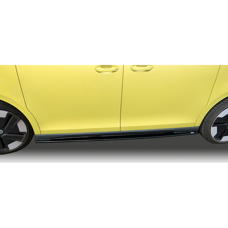RGM Set Side skirts  Volkswagen ID. Buzz & ID. Buzz Cargo 2022- - Gloss Black (ABS)
