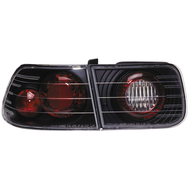 Set Tail Lights  Honda Civic Coupe 1996-2001 - Black