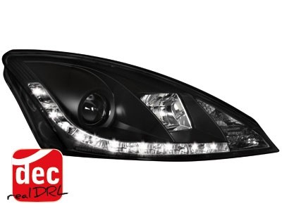 Headlights Ford Focus 98-01 Devil Eyes Dlite LED Black