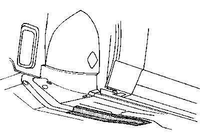 chassisbalk, rechts Ford Fiësta, 1976-1983