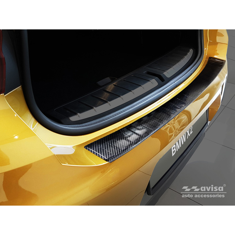 Real 3D Carbon Rear bumper protector  BMW X2 F39 M-Package 2018-2023