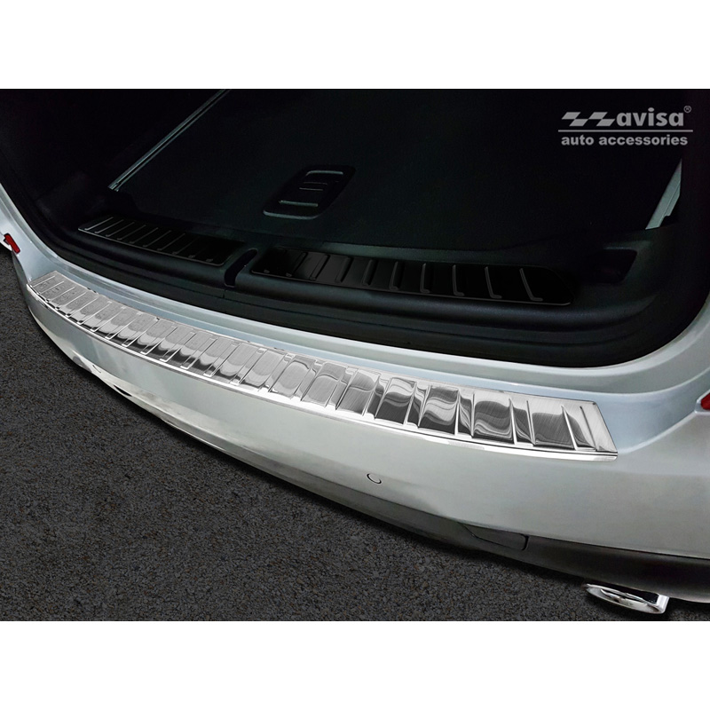 Stainless Steel Rear bumper protector  BMW X3 (G01) 2017-2021 & Facelift 2021-2024 excl. M-Package 'Ribs'