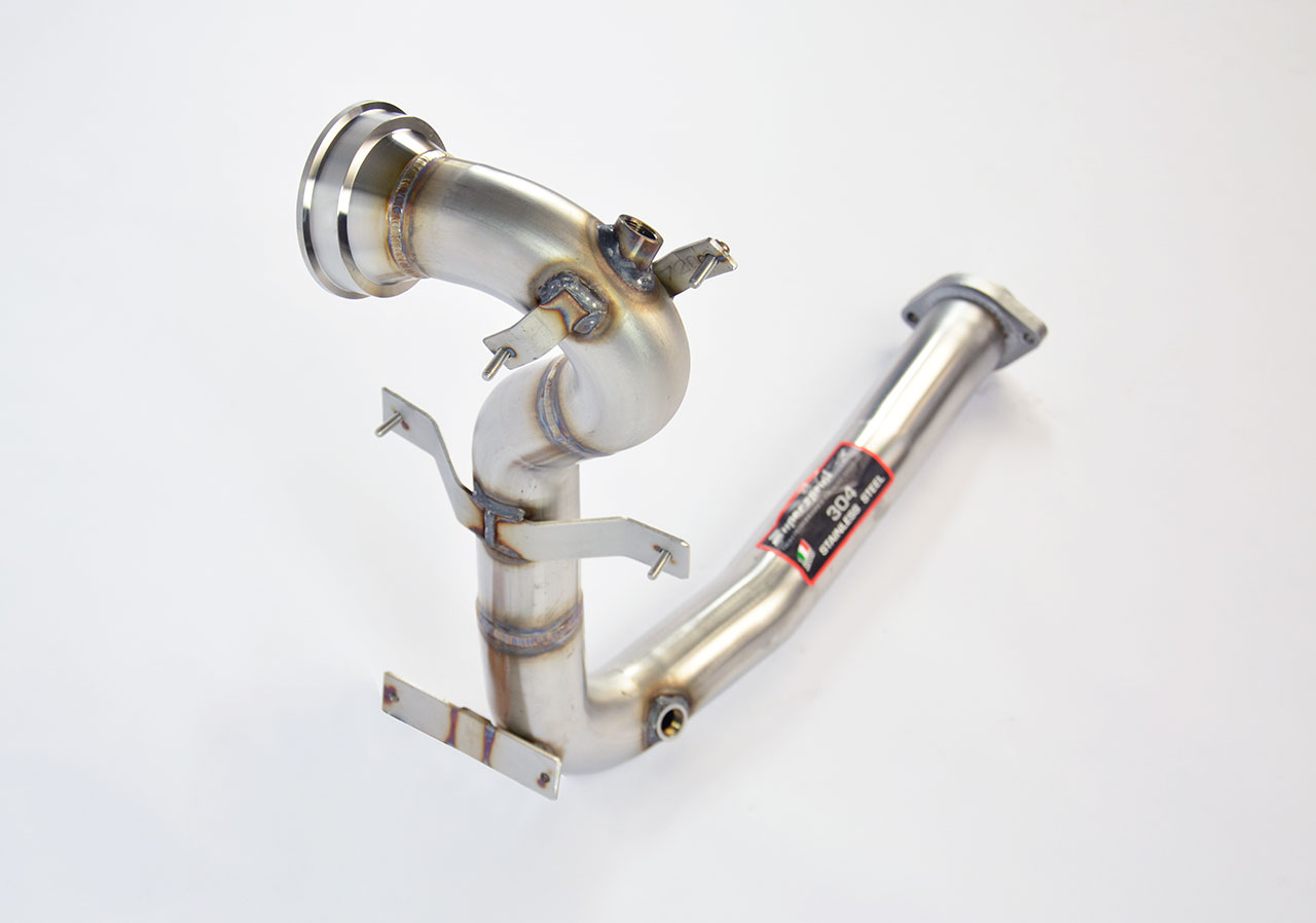595 ABARTH 1.4T "Competizione" (180 Hp) (Ø65 with valve) 2016 Turbo downpipe kit (Replaces catalytic