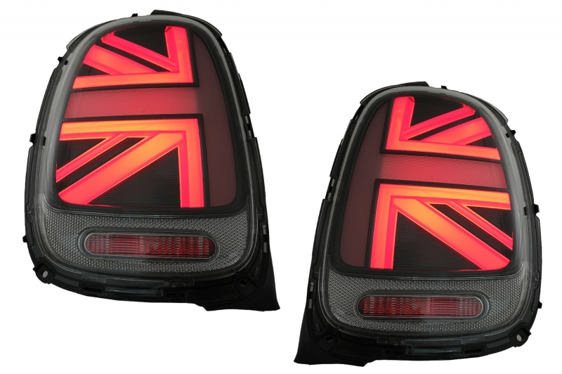 Tail Lights MINI ONE F55 F56 F57 3D 5D Cabrio (2014-2018) JCW Design Color: Red/Smoke