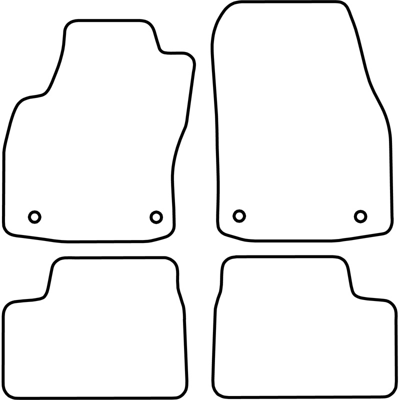 Set car mats  Opel Astra H TwinTop 2006-