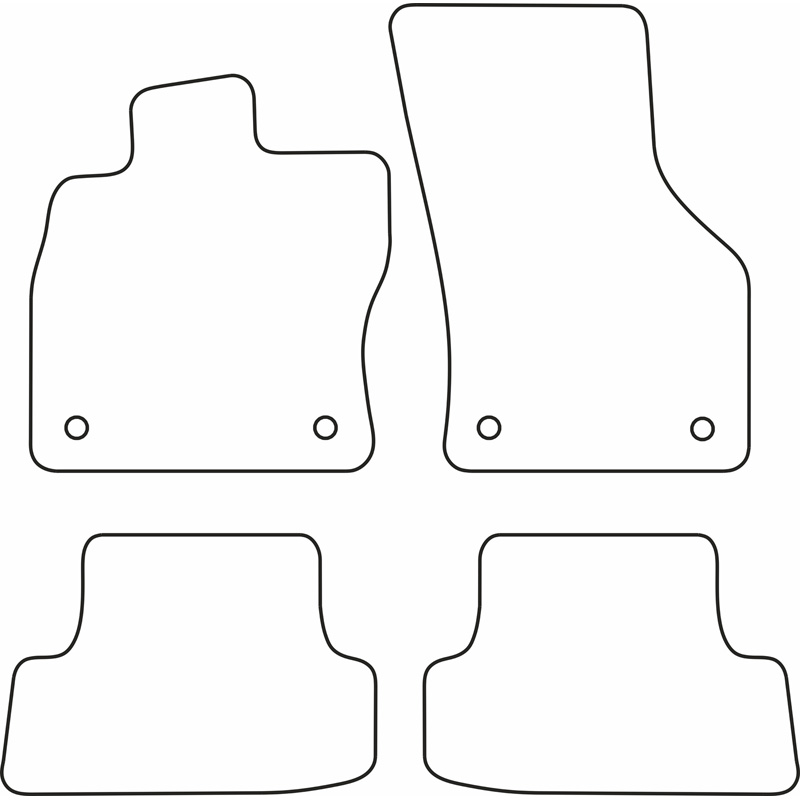 Set car mats  Audi A3 Convertible 2013-