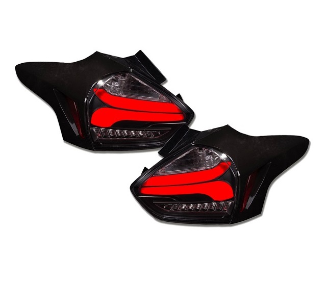 Rear Lights Ford Focus III 15-18 LED Dynamic Black
