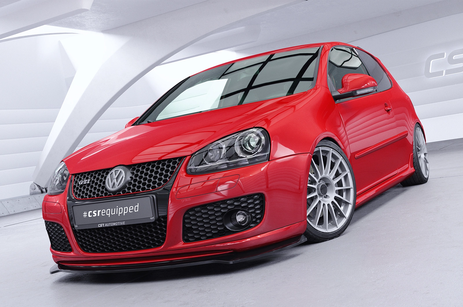 Voorspoiler passend voor VW Golf 5 (Typ 1K) GTI Edition 30/Pirelli glans zwart